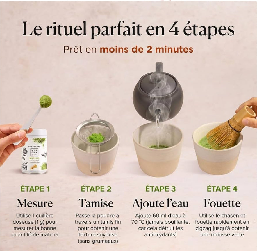 matcha 100% organique